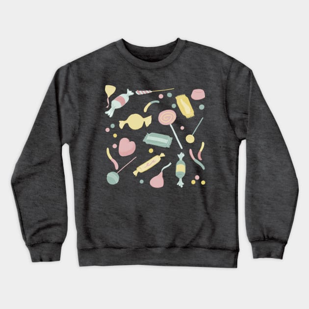 Pastel Candy Crewneck Sweatshirt by Vaeya